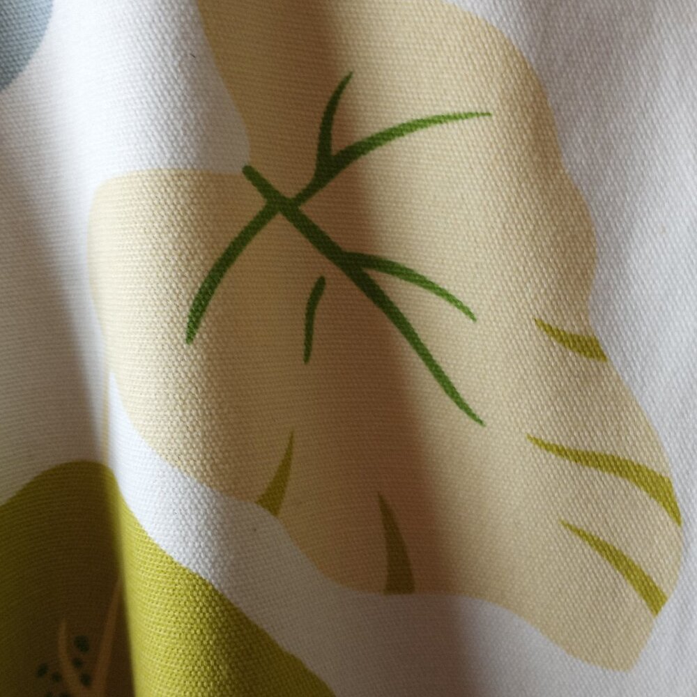 'Kelly & Diane' Collarless Coat Size 16 Botanical Reversible Belt 100%Cotton - Picture 4 of 16
